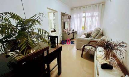 Apartamento com 2 dormitórios à venda, 66 m² por R$ 550.000 - Embaré - Santos/SP