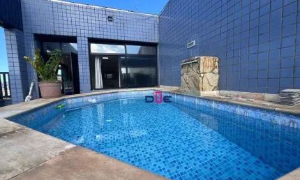 Cobertura com 3 dormitórios à venda, 138 m² por R$ 680.000,00 - Estuário - Santos/SP