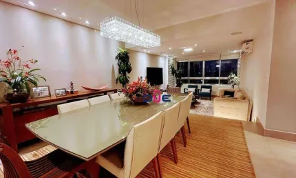 Apartamento com 3 dormitórios à venda, 170 m² por r$ 1.900.000 - gonzaga - santos/sp