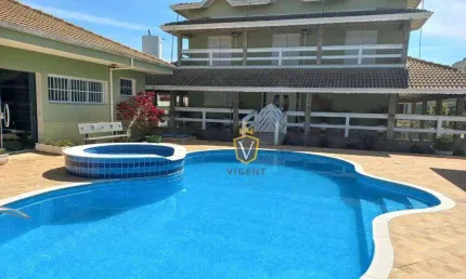 Chácara com 7 dormitórios à venda, 1482 m² por r$ 1.800.000,00 - condomínio horizonte azul i - itupeva/sp