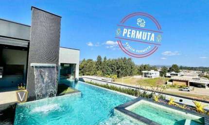 Casa com piscina 4 quartos (suítes) à venda, 480 m² por R$ 3.900.000 - Medeiros - Jundiaí/SP