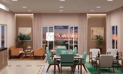 Venda apartamento- easy home-2 dormitórios, sendo 1 suíte-2 vagas- aquárius