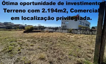 Terreno comercial à venda na Alameda Nossa Senhora do Sagrado Coração, 681, Pinheirinho, Curitiba