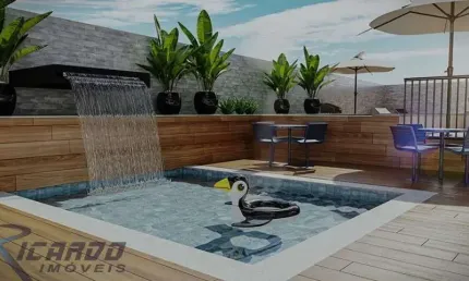 Lançamento 2 e 3 quartos de frente para mar da Praia do Morro, Guarapari - ES