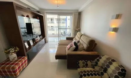 Apartamento 3 quartos, sendo 2 suítes,  decorado à venda na praia do morro, guarapari es.