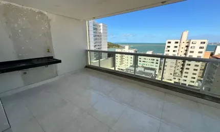 Apartamento 2 quartos à venda com vista para o Mar  da Praia do Morro, Guarapari ES, Lazer completo na Cobertura