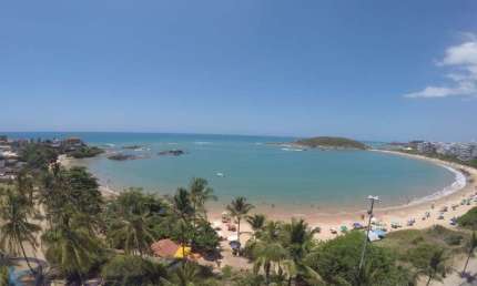 Apartamento 4 quartos à venda de frente para o mar da Enseada Azul, Peracanga, Guarapari-ES