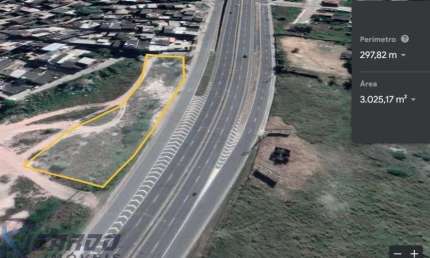 Lote / terreno à venda de 3000 m², as margens da Rodovia do Sol, São Conrado, Vila Velha ES.