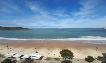 Apartamento 3 quartos + dce à venda de frente para o mar da praia do morro, guarapari - es