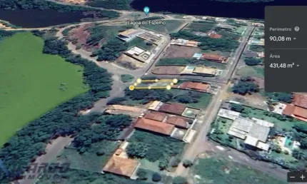 Lote / terreno à venda com 432m², vista para lagoa, próximo a praia da bacutia, nova guarapari es