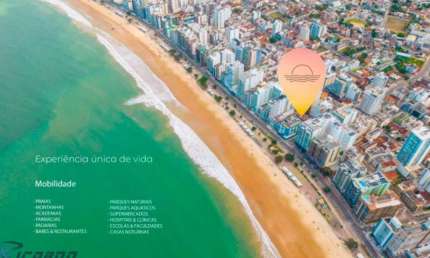 Lançamento na Praia do Morro, apartamentos com 4 suítes, 4 vagas, resort / lazer completo, (Guarapari-ES)