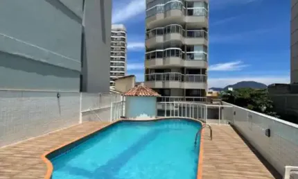 Apartamento 3 quartos de frente para o mar da praia do morro, guarapari-es, lazer, piscina e churrasqueira.