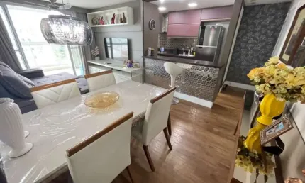 Aparamento à venda, 2 quartos decorado, Praia do Morro Guarapari E.S
