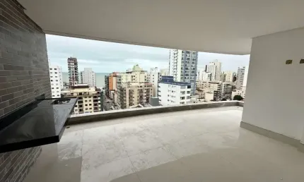 Apartamento 3 quartos à venda com lazer completo na cobertura, vista para o mar da praia do morro, guarapari es.