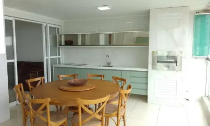 Luxuoso apartamento à venda em Guarapari-ES, Praia do Morro: 4 quartos, 2 suítes, 1 sala, 3 banheiros, 3 vagas, 150m².