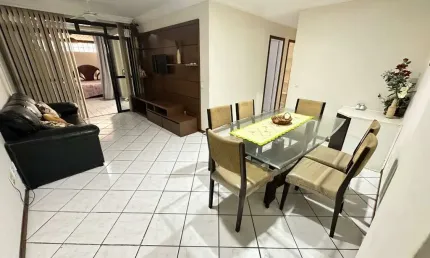Apartamento com 3 quartos à venda na orla da praia do morro, guarapari-es.