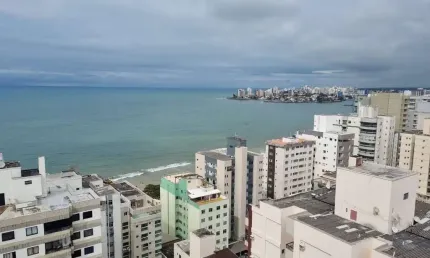 Apartamento 2 quartos à venda com lazer completo na cobertura, praia do morro, guarapari-es.