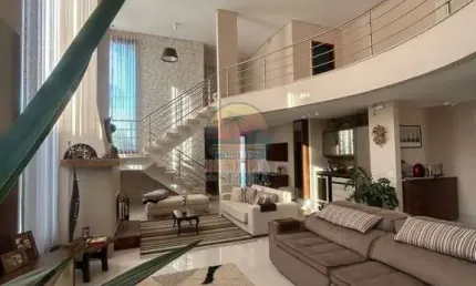 Casa a venda com lareira no condomínio Reserva da Serra Jundiaí