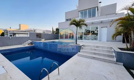 Casa para locação no reserva da serra jundiaí com arquitetura moderna