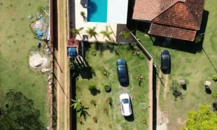 Chácara em Quadra, Cruz de Cedro/Troco (Casa, piscina)