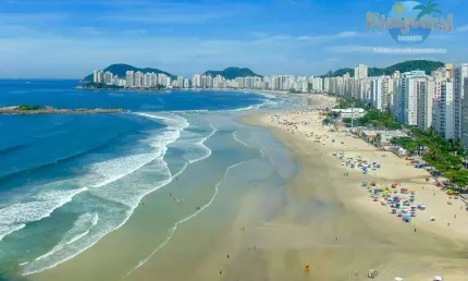 Pitangueiras - Frente total para o mar - 285 m² úteis - 2 vagas de garagens demarcadas.