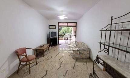 PITANGUEIRAS - LOCAL NOBRE, APTO COM PISO EM EM GRANITO, EXCELENTE APTO REFORMADO E SUPER ESPAÇOSO, 120 M² ÚTEIS, 02 VAGAS DE GARAGEM, SERV. DE PRAIA