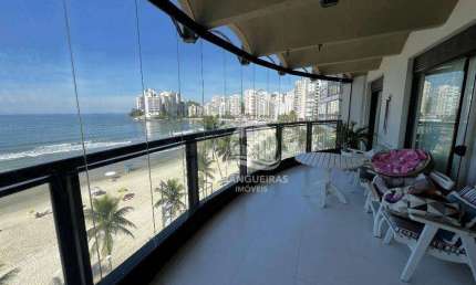 Praia de Astúrias - Alto Padrão - Lindo Apartamento Frente total ao mar - 2 garagens - Lazer Total - Vista espetacular - Melhor local.