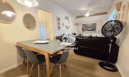 Apartamento com 2 dormitórios à venda, 76 m² - pitangueiras - guarujá/sp