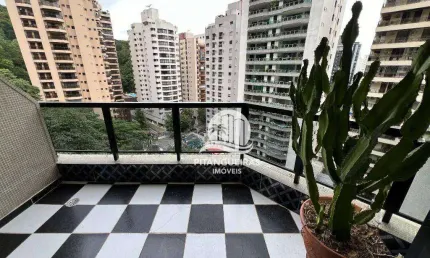 Apartamento com 3 dormitórios à venda, 105 m² - pitangueiras - guarujá/sp