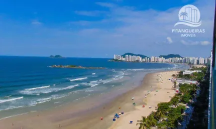 Apartamento com 4 dormitórios à venda, 160 m² por r$ 1.500.000 - pitangueiras - guarujá/sp