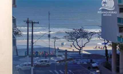 Pitangueiras - Vista para o mar - 135 m² úteis - No calçadão de Pitangueiras - Garagem.