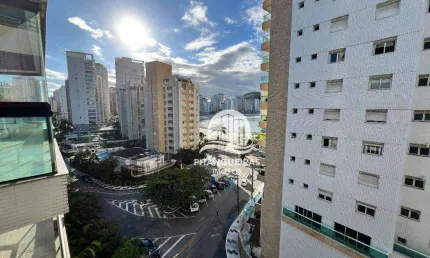 Astúrias - apartamento com vista para o mar - andar alto - ótima localização.