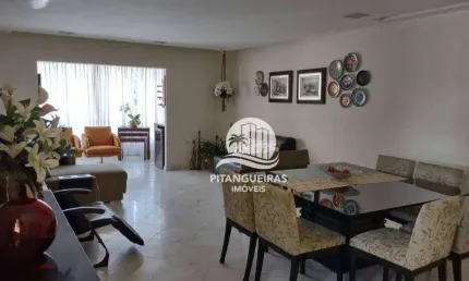 Apartamento com 3 dormitórios à venda, 180 m², barra funda - guarujá/sp