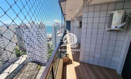 Apartamento com 4 dormitórios à venda, 140 m² - Pitangueiras - Guarujá/SP