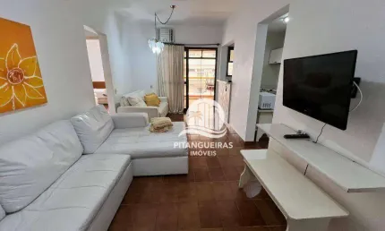Flat com 2 dormitórios à venda, 65 m² - Pitangueiras - Guarujá/SP
