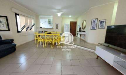 FLAT NA MELHOR LOCALIZAÇÃO DE PITANGUEIRAS, LINDA VISTA MAR, 113  M² ÚTEIS, 02 VAGAS DE GARAGEM NO PRÉDIO, EXCELENTE APARTAMENTO