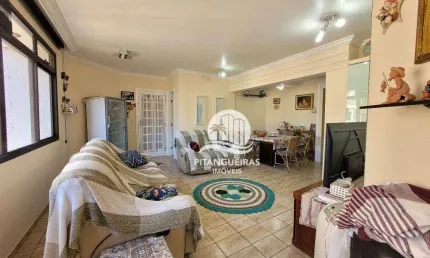 Apartamento com 3 dormitórios à venda, 110 m² - tombo - guarujá/sp