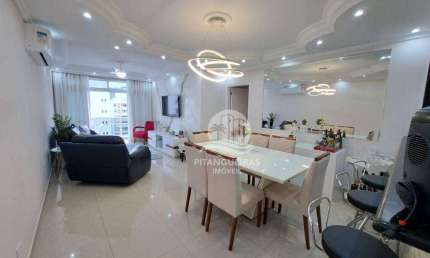 Apartamento com 3 dormitórios à venda, 140 m² por R$ 850.000,00 - Pitangueiras - Guarujá/SP