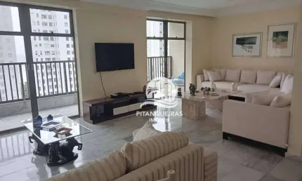 Apartamento com 4 dormitórios, 230 m² - venda - pitangueiras - guarujá/sp