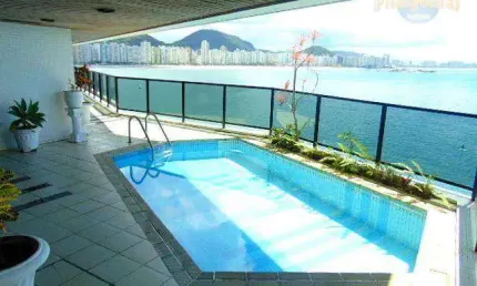 Apartamento com 4 dormitórios à venda, 380 m² - astúrias - guarujá/sp