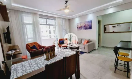 Apartamento com 2 dormitórios à venda, 86 m² - pitangueiras - guarujá/sp