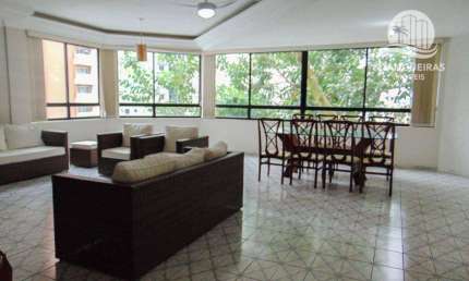Apartamento com 3 dormitórios à venda, 170 m² - Pitangueiras - Guarujá/SP