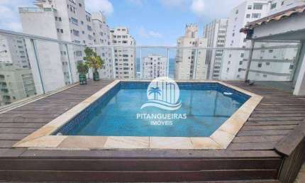 Cobertura com 2 dormitórios, 180 m² - venda - Pitangueiras - Guarujá/SP