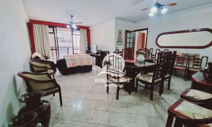 Apartamento com 3 dormitórios à venda, 140 m² - pitangueiras - guarujá/sp