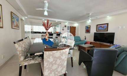 Apartamento com 4 dormitórios à venda, 150 m² - Pitangueiras - Guarujá/SP
