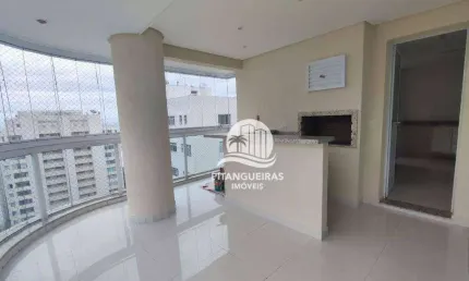 Apartamento com 3 dormitórios à venda, 175 m² - pitangueiras - guarujá/sp