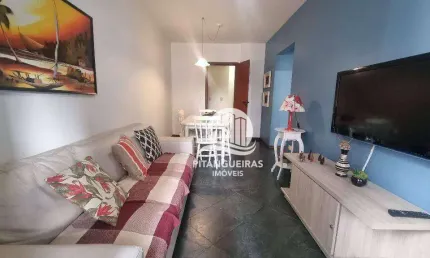 Apartamento com 2 dormitórios à venda, 76 m² - pitangueiras - guarujá/sp