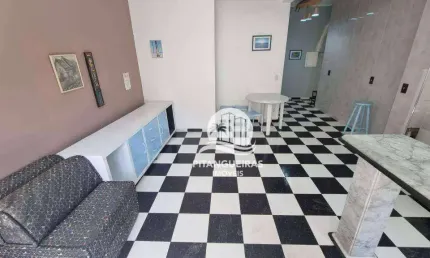 Apartamento com 1 dormitório à venda, 56 m² - Pitangueiras - Guarujá/SP