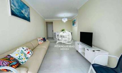 Apartamento com 3 dormitórios à venda, 110 m² - Pitangueiras - Guarujá/SP