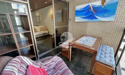 Apartamento com 2 dormitórios à venda, 92 m² - pitangueiras - guarujá/sp